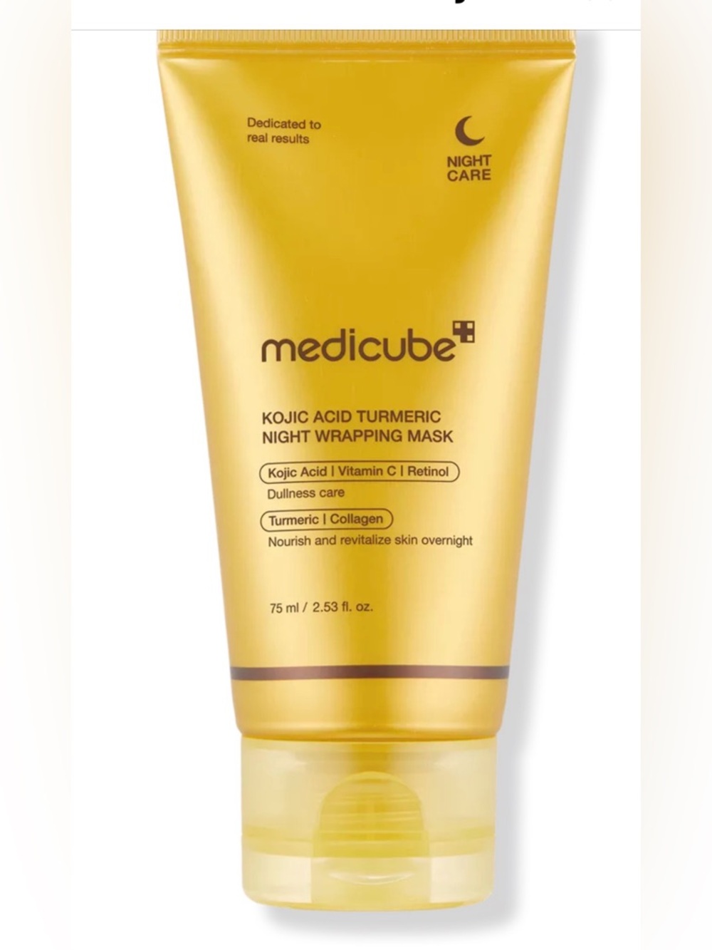 Medicube Kojic Acid Turmeric Night Wrapping Mask - Yellow - Picture 3 of 6